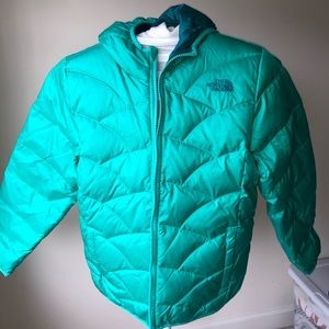 The North Face Reversible Girl Down Coat L NWT